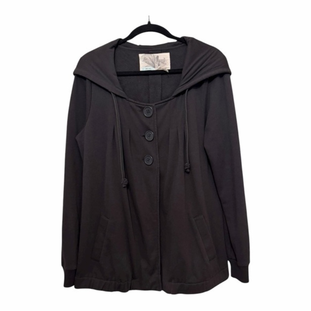 Kimchi Blue Urban Outfitters Textured Black Hoodie Sweatshirt